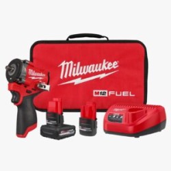2562-22 KIT DE LLAVE DE IMPACTO STUBBY 3/8? M12 FUEL MILWAUKEE