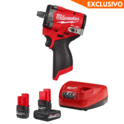 2563-20452S KIT DE LLAVE DE IMPACTO STUBBY 1/2? M12 FUEL MILWAUKEE