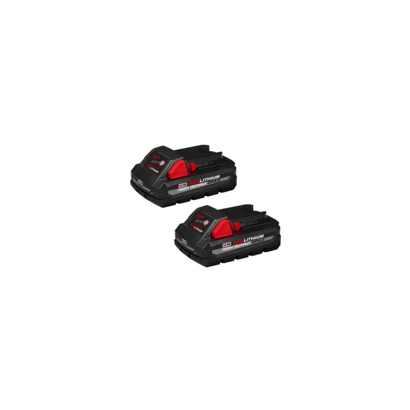48-11-1837 KIT DE BATERÍAS M18 3.0 HIGH OUTPUT MILWAUKEE